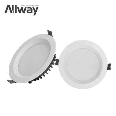 China Hot Sale Allway New Modern Design Showrooms Smd Warm White Down Light Round Led Downlight for sale