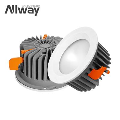 China Modern Allway SMD Downlight Anti Glare Embedded Aluminum Spot Home Office 25W Led Down Lighting for sale