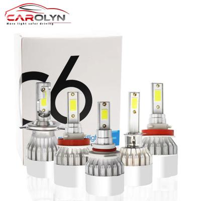 China Wholesale High Power H13 H11 9005 HB3 H7 LED C6 H4 Car Headlight Bulb C6 LED Car Headlight Auto LED Headlights Led Auto Car Lights Bulbs for sale