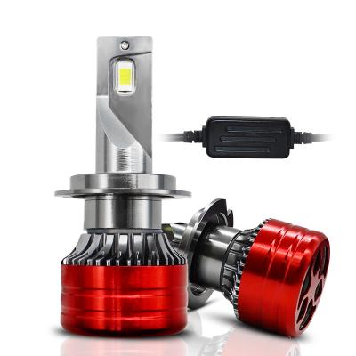 China super bright 16000lm 6500k canbus fan H11 h4 car led headlight K7 universal for sale