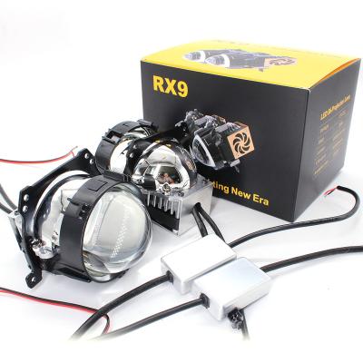 China RX9 Car Lamp Bulb 200W High Low Beam Bi Led Headlamp Universal for sale