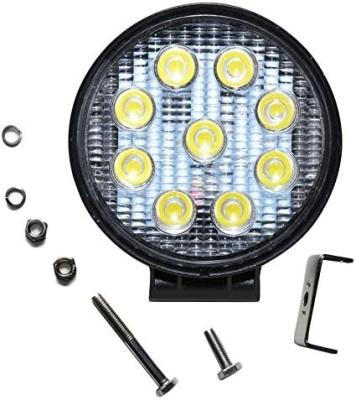 China Hot Selling Suv Car Truck Bus Boat Motorcycle Tractor 9LED Around Beam Light Car Off-Road Vehicle 12V/24V 6000K 27W 42w 48wLED Work Light Spot Flood Light Car for sale