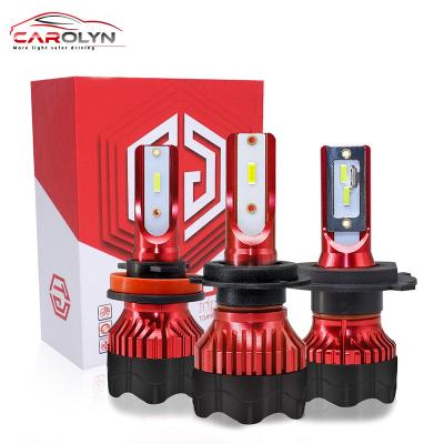 China Auto LED Headlight Foglight Lighting System Fan Cooling CSP H4 Super Bright H7 H11 9005 9006 hb3 K5 12000lm LED Headlight Bulbs for sale