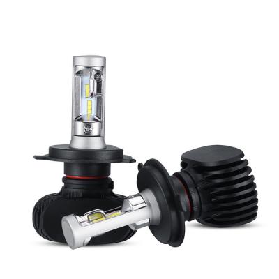 China S1 aluminum csp H4 led H7 H11 led car H1 headlight 50W 8000LM 9005 auto HB3 9006 HB4 auto headlight bulb for sale