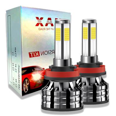 China Wholesale LED COB 4 Side Headlight 6000k 16000lm Led Headlight Bulbs H4 Universal for sale