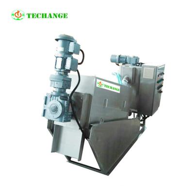 China Sewage Treatment New Design Sludge Dehydrator Screw Press Dewatering Machine for sale