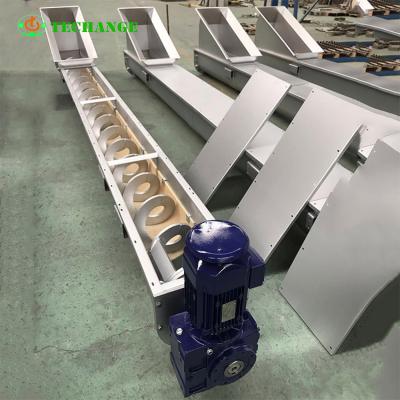 China SS304 Flexible Full Automatic Pipe Single Screw Conveyor for sale