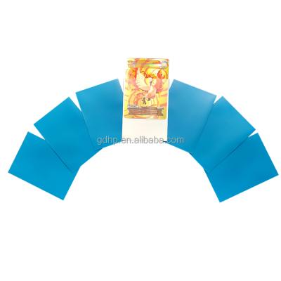 China Other Firm Sealing Penny Card Sleeves Clear Sky Blue Board Playing Card Sleeves Perfect Fit Playing Card Sleeves for sale