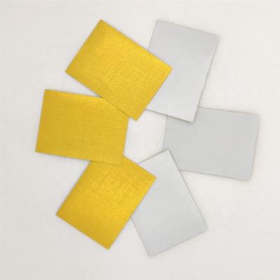 China Other New Brushed Surface Manufacturing Film Material Gold Heat Sealable Packaging Sleeves for sale