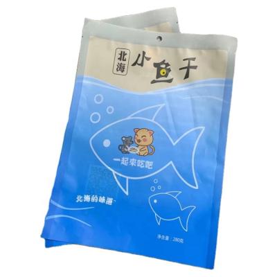 China Disposable Food Grade Food Packaging Bag Custom Printed Plastic Dried Seafood Dried Fish Bag for sale