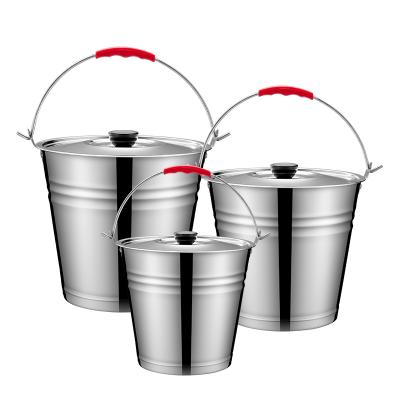 China New Arrival Latest Design Sustainable Household Portable Stainless Steel Water Bucket for sale