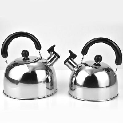 China Sustainable Water Kettle Anti Jump Handle Stainless Steel Alarm Gas Automatic Water Kettle for sale