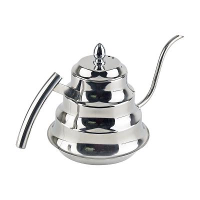 China Sustainable New Product Stainless Steel Coffee Pot Coffee Kettle Teapot With Color Plating for sale