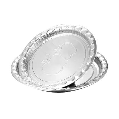 China Stainless Steel Tray Dish Plate Serving Viable Restaurant Kitchen for sale