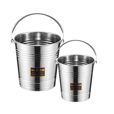 China Sustainable Wholesale Custom Insulated Durable Stainless Steel Ice Bucket Beer Wine Champagne Bucket for sale