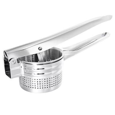 China 2021 Hot Selling Potato Potato Masher Crusher Stainless Steel Fruit Vegetable Pres Viable Crusher Squeezer Kitchen Gadgets With Comfort Handle for sale