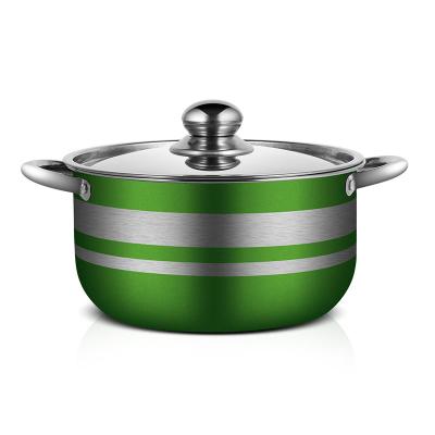 China Wholesale Sustainable High Quality Stainless Steel Pot Kitchen Use Cookware Cooking Pan Pots Frying Set for sale