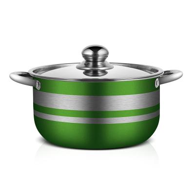 China Top Selling Sustainable Guaranteed Quality Cook Ware Pots Non Stick Pot Set Cookware Set Cooking for sale