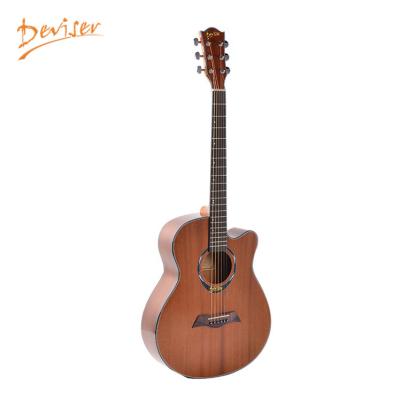 China Wholesale Beautiful Sapele Spanish Mahogany Neck Acoustic Guitars For Sale for sale