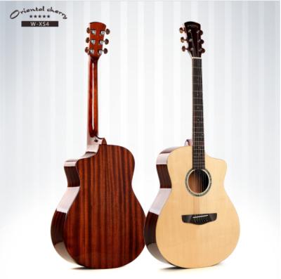 China 41 Inch Solid Wood Acoustic Guitar Solid Impeccable Good Prices Electric for sale