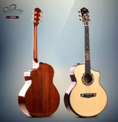 China Good Quality Solid Fir 41 Inch Solid Fir Acoustic Guitar King King Series for sale