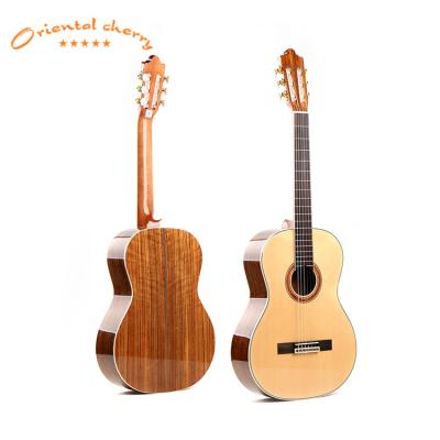 China OEM Flawless Custom 39 Inch Vintage Nylon Single Cut Classical Guitar for sale