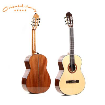 China Expensive handcraft 36 inch solid fir classic solid flawless guitar for sale