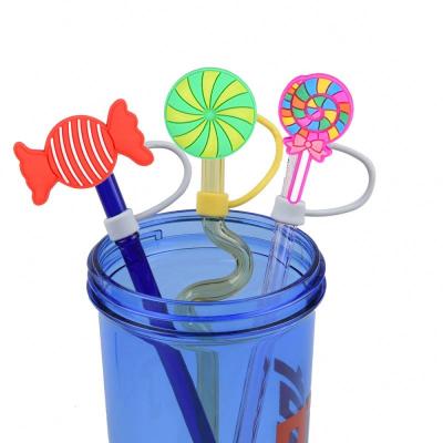 China Cute Viable Silicone Straw Toppers For Plastic And Metal Straw Toppers for sale