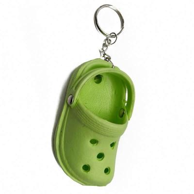 China Hot Sale Gift Croc Key Chain Key Chain Croc Shoes Holder Key Chains For Mini Key Decoration Croc Shoes Decoration Accessories for sale