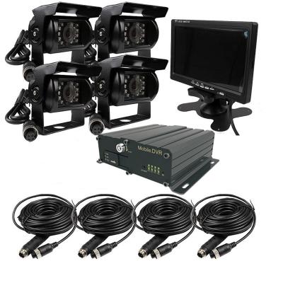 China Newest 1080P H.265 compression 4 channel Mobile digital video recorder MDVR kit with GPS 3G 4G for sale