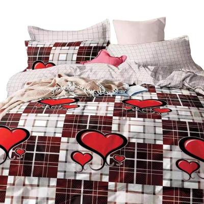 China 100% Polyester Textile Bedding Fabric Duvet Cover Plain Weave Rotary Printing Fabric Roll Tear-Resistant for sale