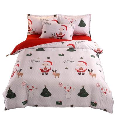 China Disposable Christmas Home Bedding Set Bedspread Quilt Cover Quilt Blanket Linen Set for sale