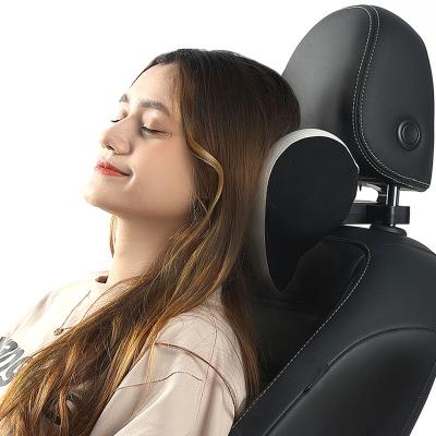 China Memory Single Adjustable Cotton Universal Type Comfortable Headrest Neck Pillow For Car for sale