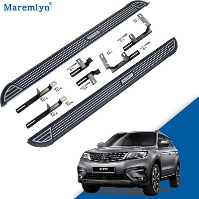 China Prevent bumping Car Decoration Accessories Universal Suv Side Step Fast Shipping Running Panel For Proton X70 for sale