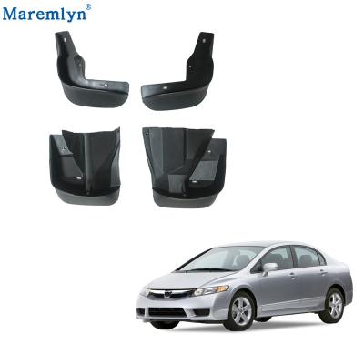 China Running Car Front Rear Fender Mud Flap Black PE Mudguard Car Body Parts For Honda Civic 1996+ for sale