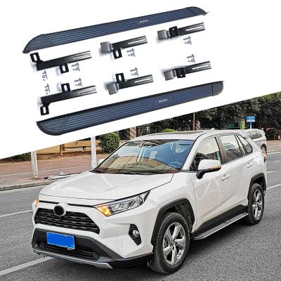 China Car Protective Accessories Prevent Bumping In Stock Aluminum Running Panel For TOYOTA RAV4 for sale