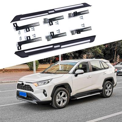 China Prevent bumping Fast Shipping Car Refitting Accessories Running Panel Exterior Sidestep For TOYOTA RAV4 for sale