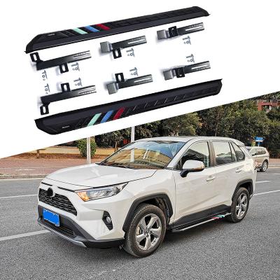 China Stain Prevent Supply Car Accessories Automobile Running Panel Protective Sideboard Bumping For TOYOTA RAV4 for sale