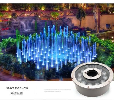 China LANDSCAPE LED Swimming Pool Light Underwater Light Project 12w 18w IP68 Fountain Lamp for sale