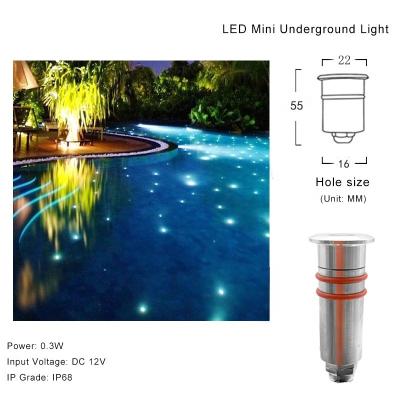 China Residential Round Recessed IP68 Underwater Light For Square Garden Park for sale