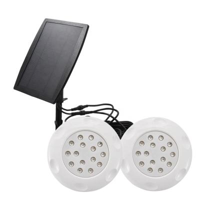 China IP65 RGB WW Residential Underwater ABS Material Hot Selling Led Solar Light For Pool&Fishpood&Fountain for sale