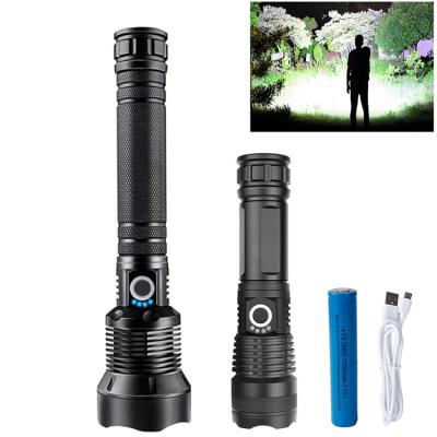 China Powerful Lumens Garden Waterproof Outdoor Tactical Torch Camping Flash Light Led Usb Rechargeable Flashlights for sale