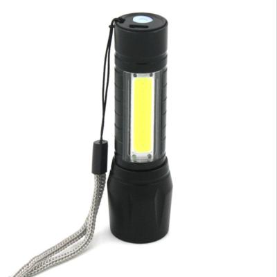 China Waterproof 3w Garden Led Mini Rechargeable Torch Light,Wholesale Multi Function Tiny Led Flashlight With Side Spike for sale