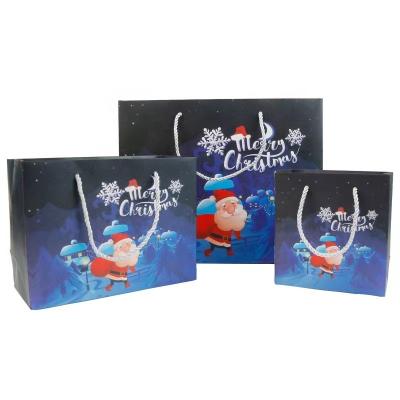 China Biodegradable Christmas Decoration Candy Gift Packaging Paper Bag Toys Halloween Paper Bags for sale