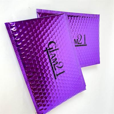 China Good Quality Padded Shock Resistance Bubble Bag Envelopes Custom Printed Polly Mailer Bags Bubble for sale