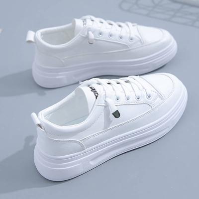 China Ladies Breathable Special Design PU Increase Platform Women's Fashionable Artificial Leather Outdoor Sports Shoes for sale