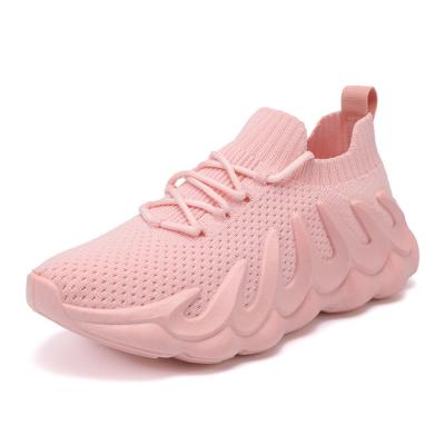 China Breathable Lace Up Casual Sneakers Mesh Injection Ladies Women Sport Shoes for sale