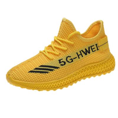 China Breathable Flight Knit Yellow Ping 5G Color Gym Women Women Black 3 Running Ladies Trainer Sports Shoes for sale