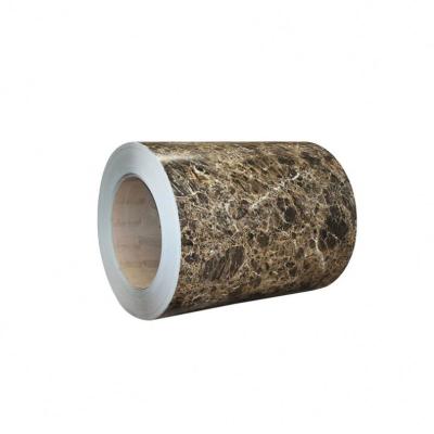 China Building Marble Camouflage Pattern Printed Wood Color Printing Steel Coil Prepainted Grain PPGI Raw Material For Building for sale