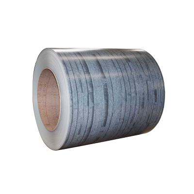 China Construction Carbon Steel Wood Color Printing Structural Printed Steel Coil Prepainted Grain PPGI Raw Material For Building for sale